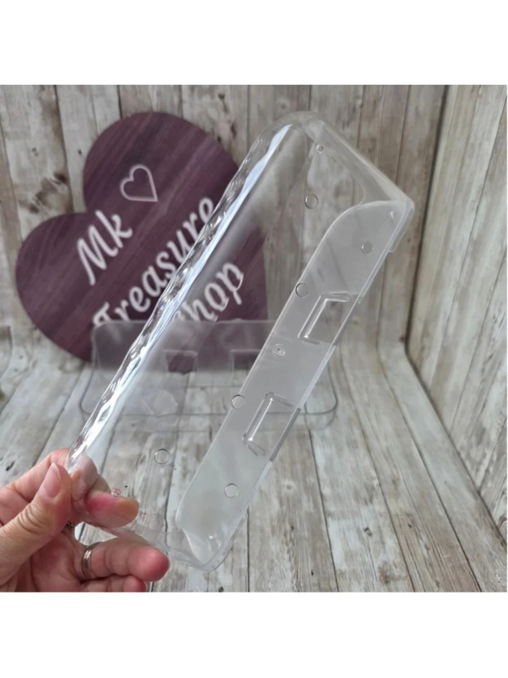 Clear Plastic Bathroom Storage Shelves 2 pcs NWOT